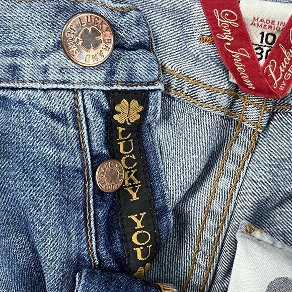 VTG Lucky Brand Womens Lil Glimmer Gene Montesano Jeans Sz 10 Made in USA - Picture 5 of 10